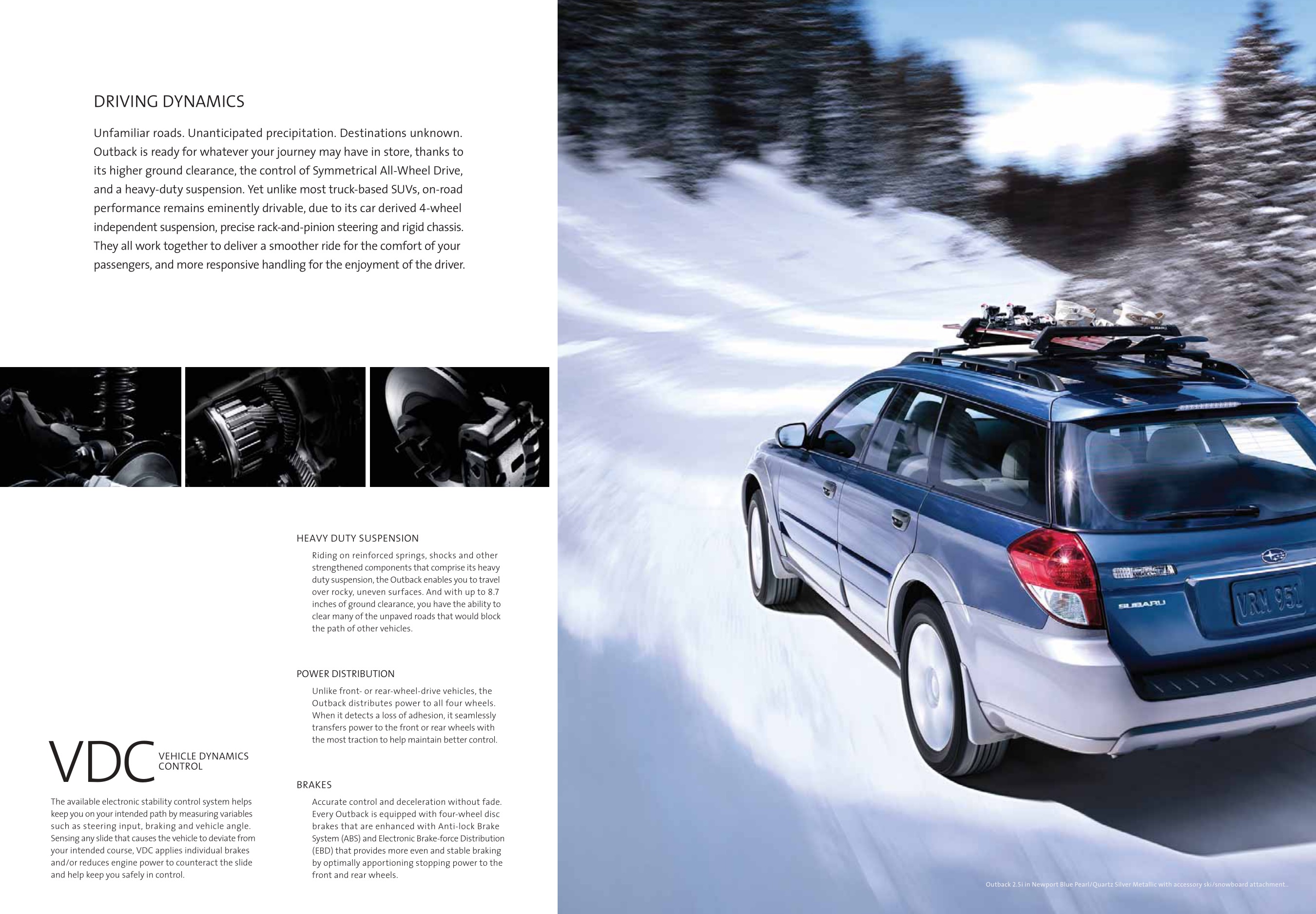 2008 Subaru Outback Brochure Page 11